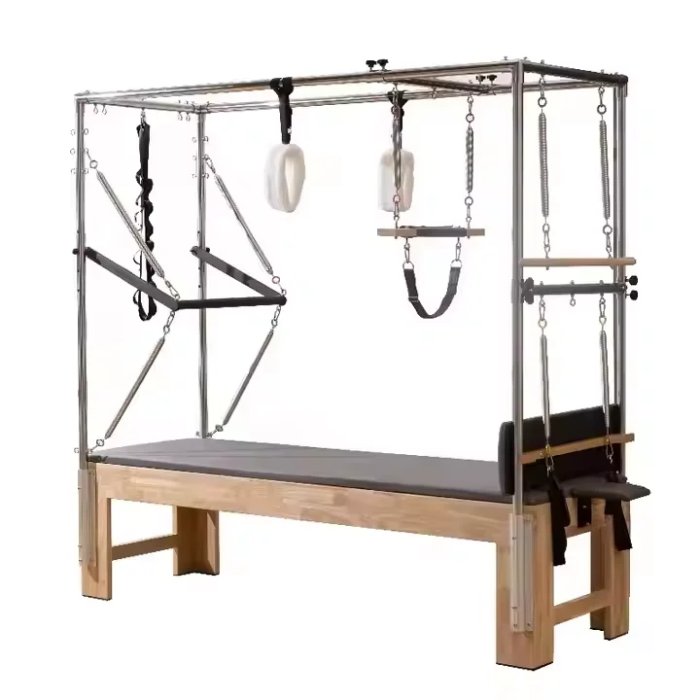 Home Use Oak Wood Yoga Pilates Cadillac Bed - Image 5