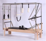 3 in 1 Maple Wood Pilates Reformer Machine - Image 2