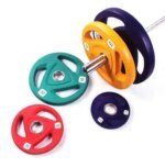 PU Eco-Friendly Colorful Barbell Plates Gym Training - Image 6