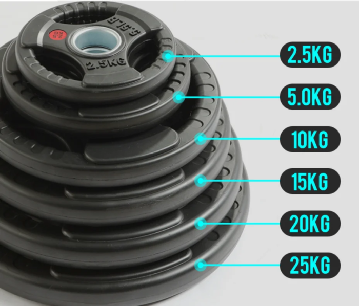 Traditional Three Holes Weight Plates Gym Use - Image 2