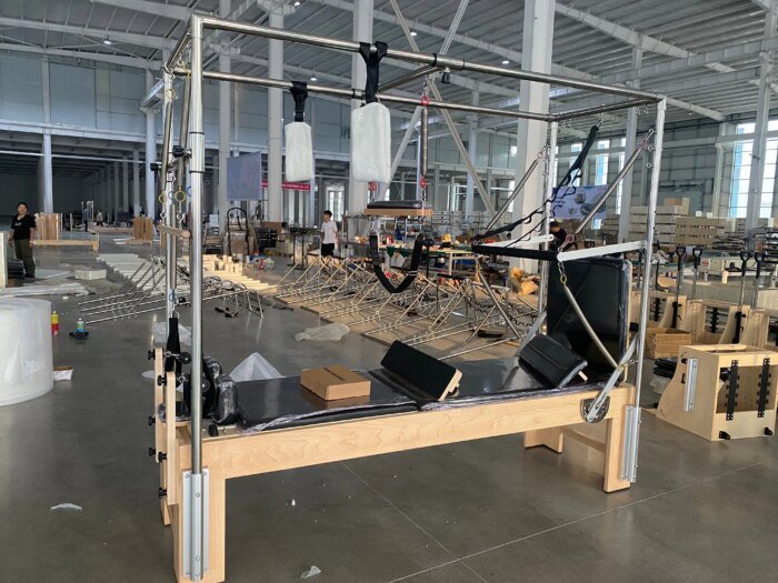 Studio Maple Wood Pilates Reformer 3-in-1 Core Training Bed - Image 5