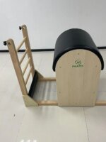 Adjustable Oak Maple Wooden Pilates Ladder Barrel - Image 3