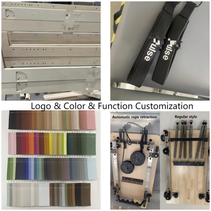 Studio Maple Wood Pilates Reformer 3-in-1 Core Training Bed - Image 6