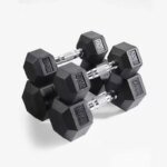 Commercial Gym Equipment Hex Rubber Dumbbell Set - Image 6