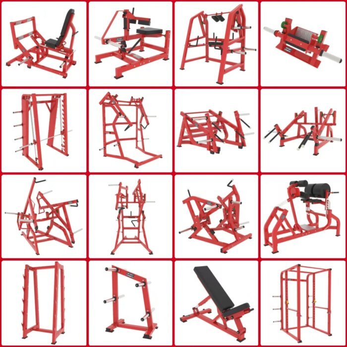 High Quality Commercial Red Seated Leg Extension Machine - Image 6