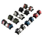 40kg Adjustable Golds Electroplated Metal Dumbbells for Power - Image 3
