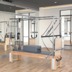 3-in-1 Oak Pilates Reformer Bed Adjustable Eco-Friendly Gym Equipment