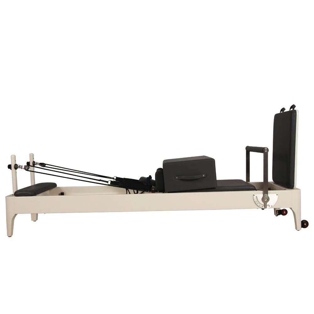 Pilates Reformer 5-Piece Set Sliding Bed Home Gym Fitness