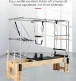 Custom Studio Pilates Reformer Oak Wood Cadillac Bed - Image 6