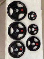 Traditional Three Holes Weight Plates Gym Use - Image 3