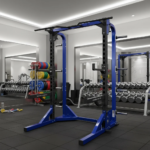HD Adjustable Half Rack Steel Power Strength Trainer - Image 6