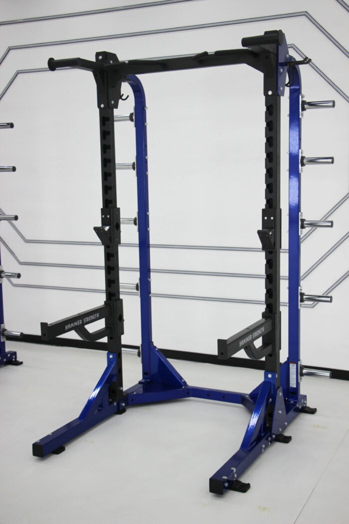 HD Adjustable Half Rack Steel Power Rack Home Gym Safety - Image 4