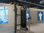Multi-Functional Smith Machine Power Rack Commercial Steel Gym - Image 3