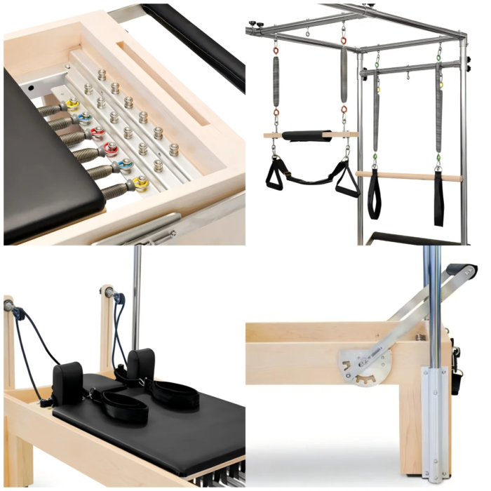 Studio Maple Wood Pilates Reformer 3-in-1 Core Training Bed - Image 3
