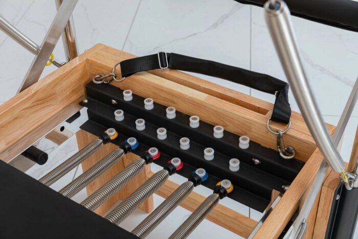 Home Use 3-in-1 Adjustable Yoga Pilates Cadillac Bed Solid Wood - Image 3