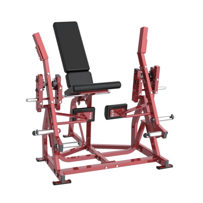 High Quality Commercial Red Seated Leg Extension Machine - Image 3