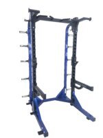 HD Adjustable Half Rack Steel Power Rack Home Gym Safety - Image 2