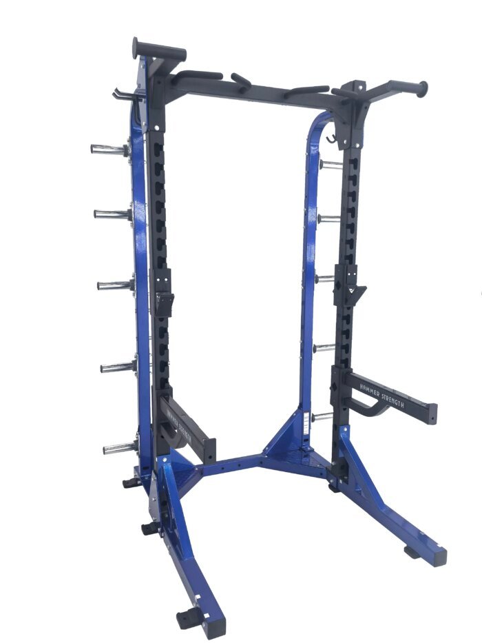 HD Adjustable Half Rack Steel Power Rack Home Gym Safety - Image 2