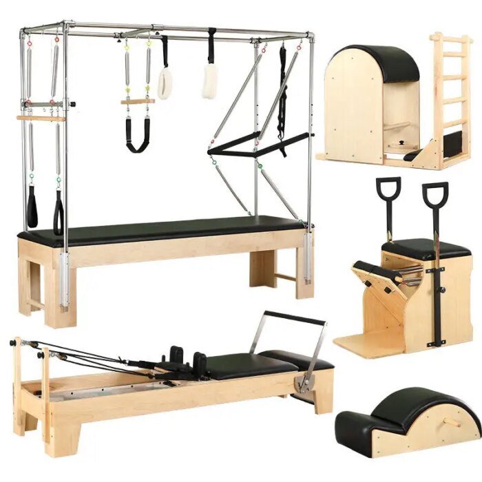 Yoga Wood Pilates Cadillac Reformer Training Equipment - Image 5