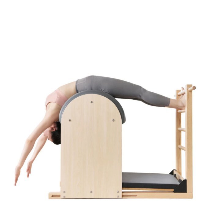Wood Yoga Pilates Ladder Barrel Eco Fitness Trainer - Image 6