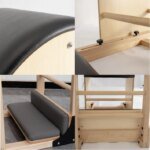 White Maple 5-Set Adjustable Pilates Reformer Ladder Barrel - Image 3