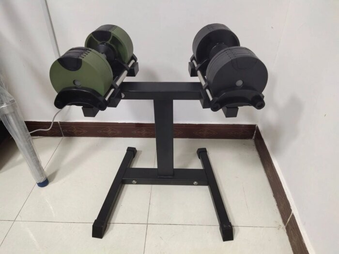 Gym Adjustable Dumbbell Rack - Space-Saving Organizer - Image 5