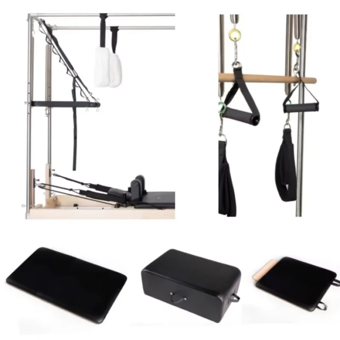 3 in 1 Maple Wood Pilates Reformer Machine - Image 6