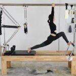 3 in 1 Oak Wood Pilates Cadillac Bed High Quality - Image 6