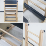 Sturdy Oak Portable Pilates Ladder Barrels for Studio/Home - Image 3
