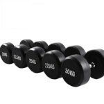 Wholesale Rubber Round Dumbbell Set Gym Sport Weights - Image 4