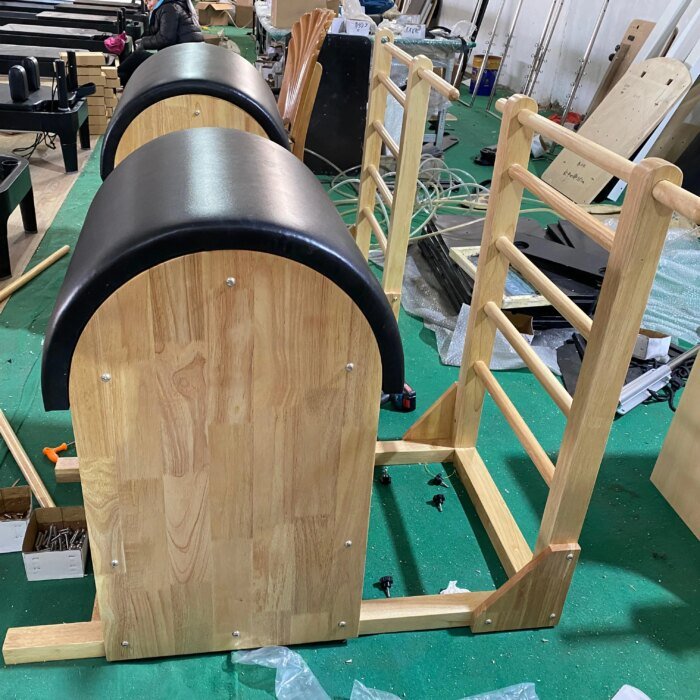 Oak Wood Ladder Barrel Pilates Machine Custom Design - Image 6