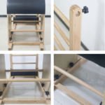 Sturdy Oak Portable Pilates Ladder Barrels for Studio/Home - Image 5