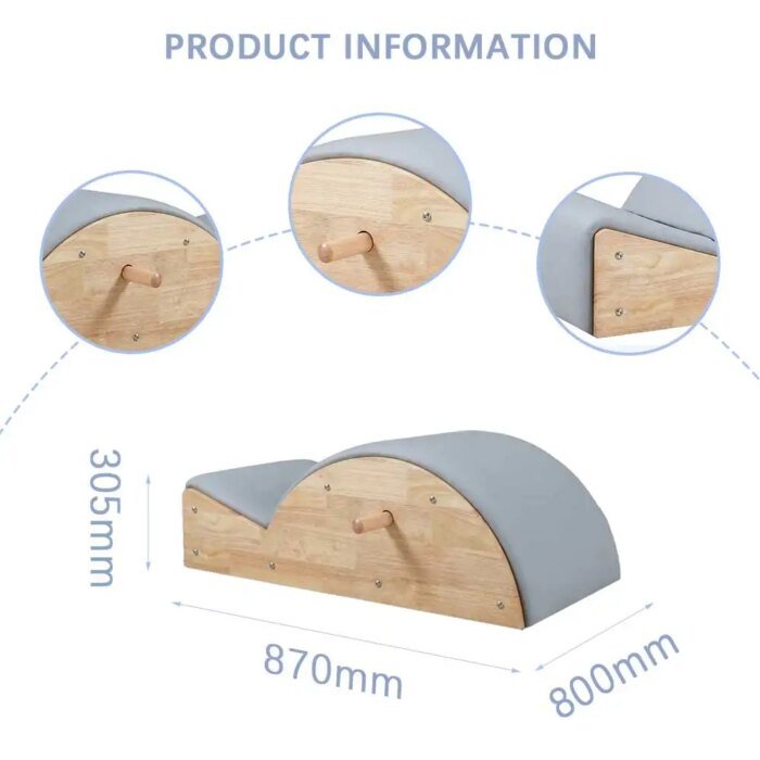 Maple Wood Pilates Spine Corrector for Scoliosis & Stretch - Image 6