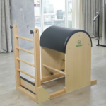 Maple Wooden Ladder Barrel Length Adjustable Stable Base