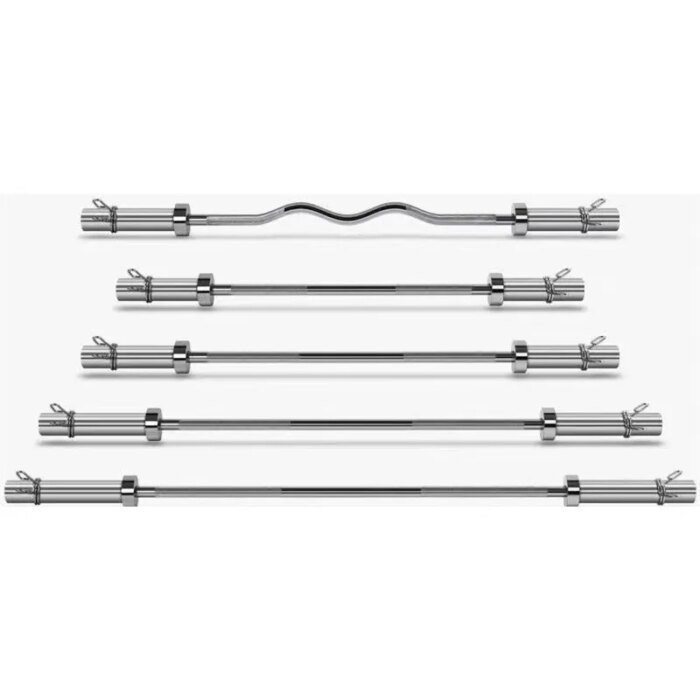 Customized Logo 220cm Barbell Bar 5-20kg Rubber Weightlifting - Image 3