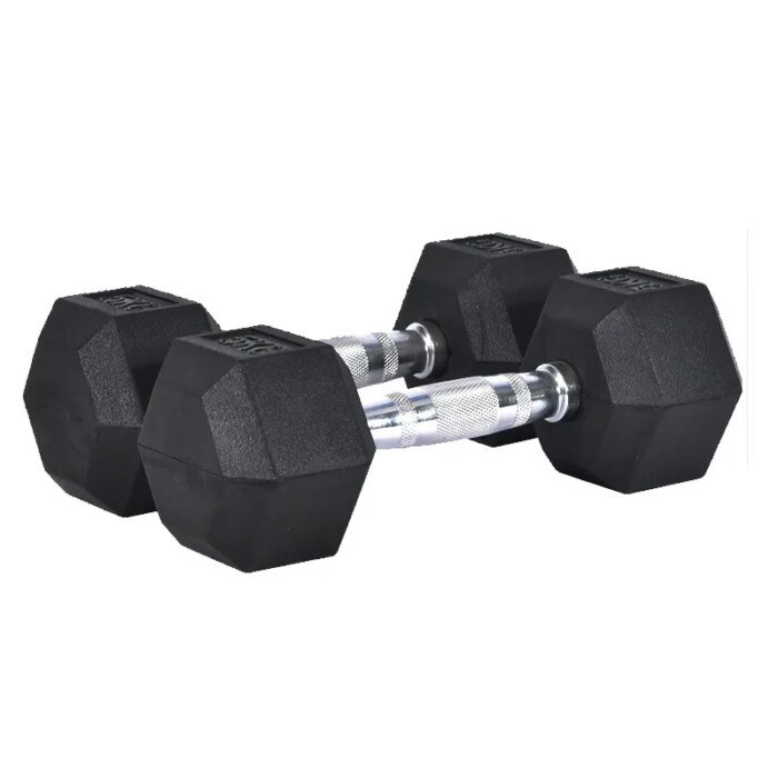 5kg Rubber Hexagonal Dumbbell Set Wholesale Cheap Lbs - Image 5