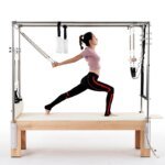 Professional Commercial Pilates Reformer Maple Wood Frame - Image 4