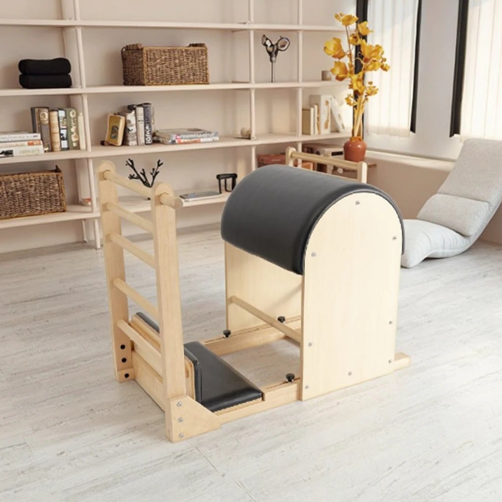 Maple Wood Pilates Ladder Barrel Home Gym Studio Use