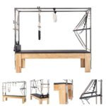 Durable Oak Cadillac Bed Adjustable Yoga Pilates Equipment