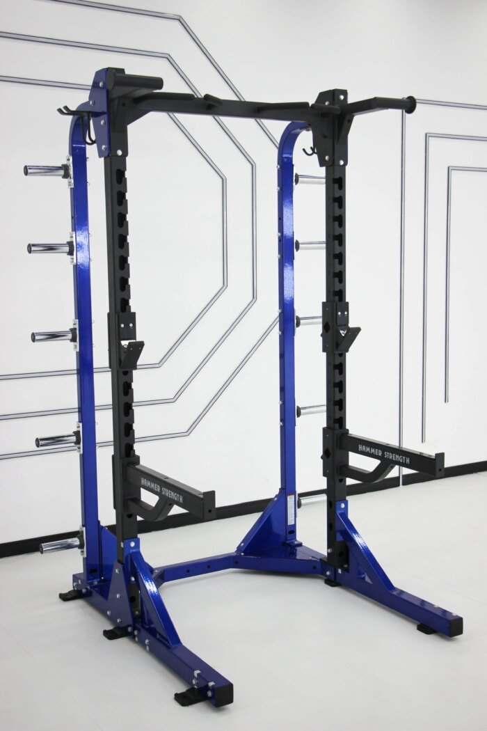 HD Adjustable Half Rack Steel Power Rack Home Gym Safety - Image 3