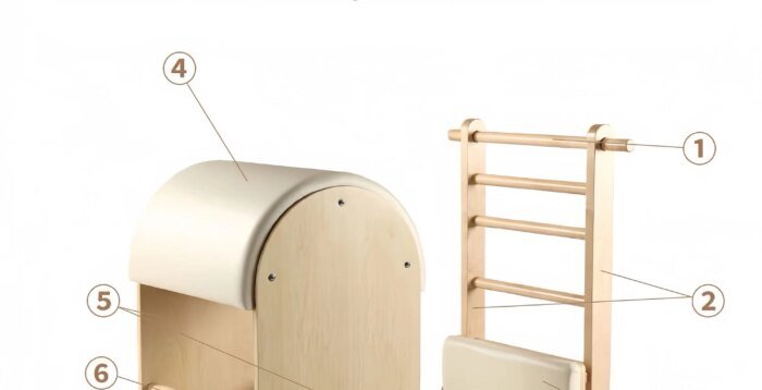 Maple Wood Ladder Barrel Trainer - Wooden Base Fitness Equipment - Image 6