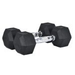 Commercial Gym Equipment Hex Rubber Dumbbell Set - Image 3