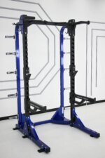 HD Adjustable Half Rack Steel Power Strength Trainer - Image 3