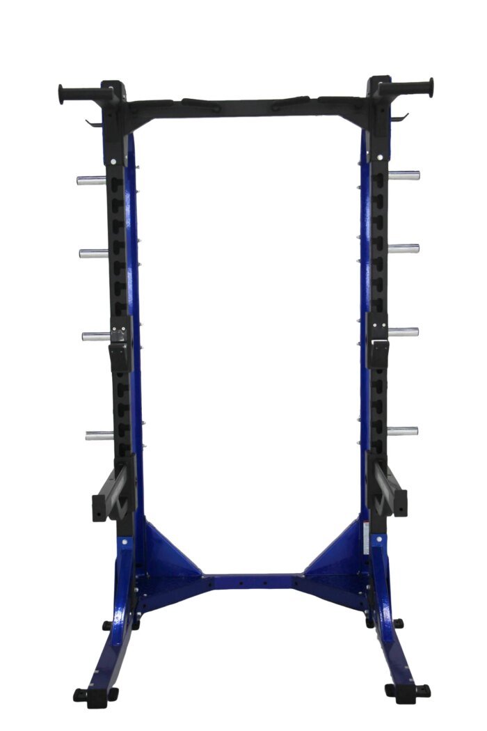 HD Adjustable Half Rack Steel Power Strength Trainer - Image 5