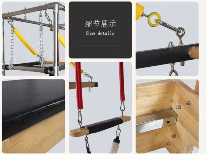 Yoga Wood Pilates Cadillac Reformer Training Equipment - Image 4