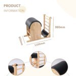 Durable Wood Adjustable Pilates Ladder Barrel - Image 6