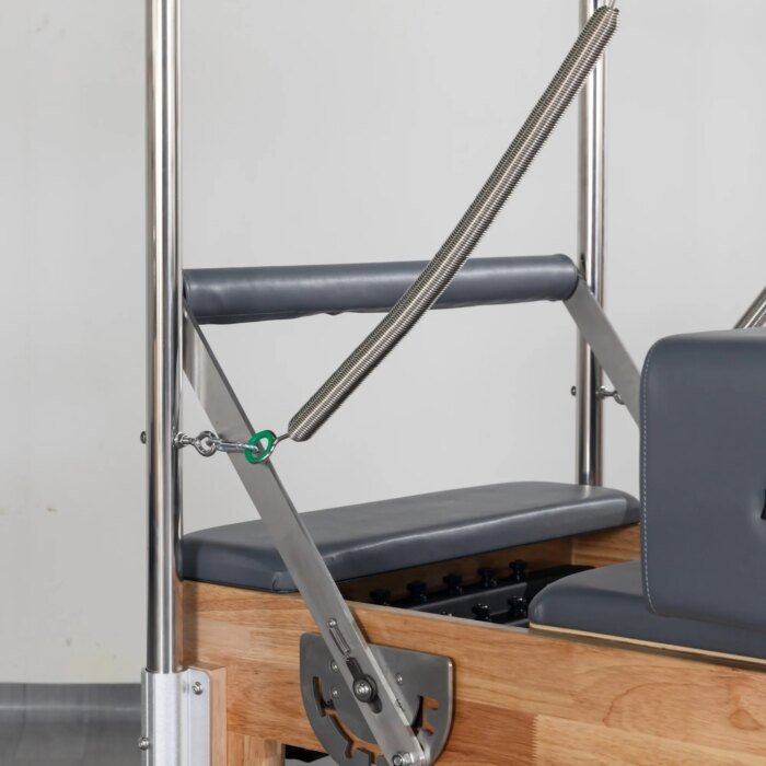 3-in-1 Oak Pilates Reformer Bed Adjustable Eco-Friendly Gym Equipment - Image 6