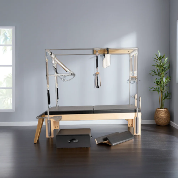 Maple Wood Adjustable Reformer Cadillac Fitness Equipment - Image 3