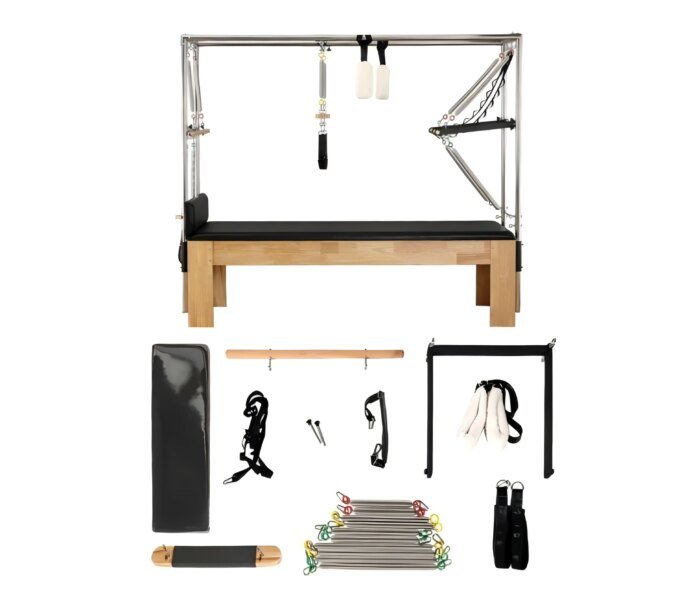Wooden Multi-Functional Yoga Fitness Reformer Bed - Image 2