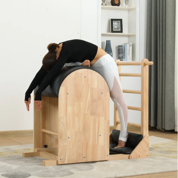 Professional Wood Pilates Ladder Barrel for Gym/Home Yoga - Image 6